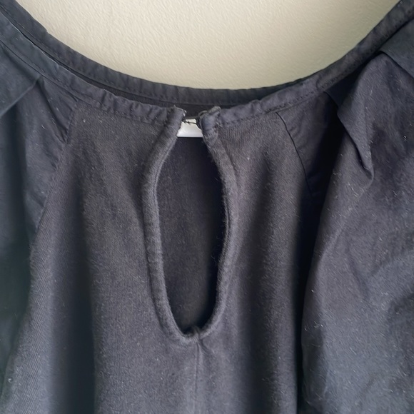 A New Day Puff Long Sleeves Jersey Style top- Black- size Medium - Picture 3 of 10